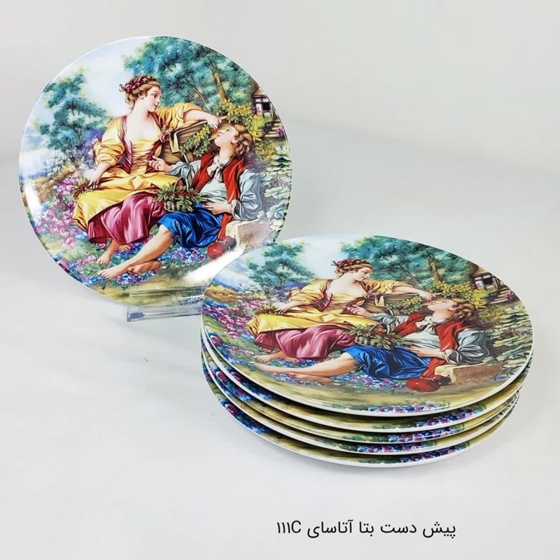 پیش دست چینی گرد آتاسای مدل بتا کد 111C بسته 6 عددی ارسال رایگان