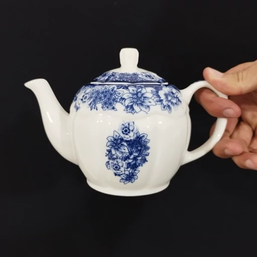 قوری چینی توس مدل گل پاروس سایز 6 بسته 1 عددی با ارسال رایگان
